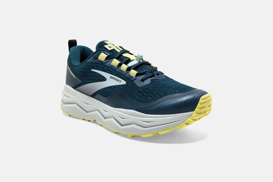 Brooks Running Shoes - Caldera 5 Trail Womens - Navy - FSP-029635